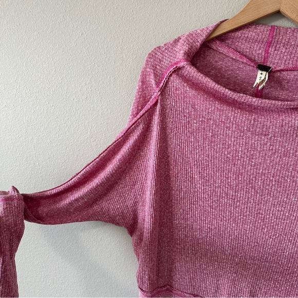 We The Free Londontown Pink Thermal Tunic Top Small - Picture 4 of 16